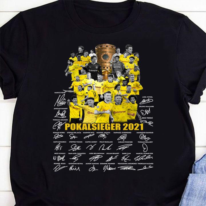 Borussia Dortmund Champions national cup Cup 2020-2021, Borussia Dortmund pokalsieger 2021 t-shirt shirt
