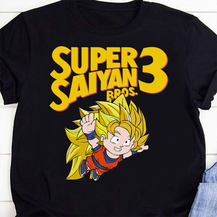 Son Goku Super Saiyan 3 Bros t-shirt shirt