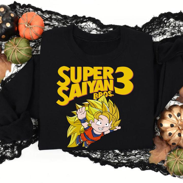 Son Goku Super Saiyan 3 Bros t-shirt sweatshirt