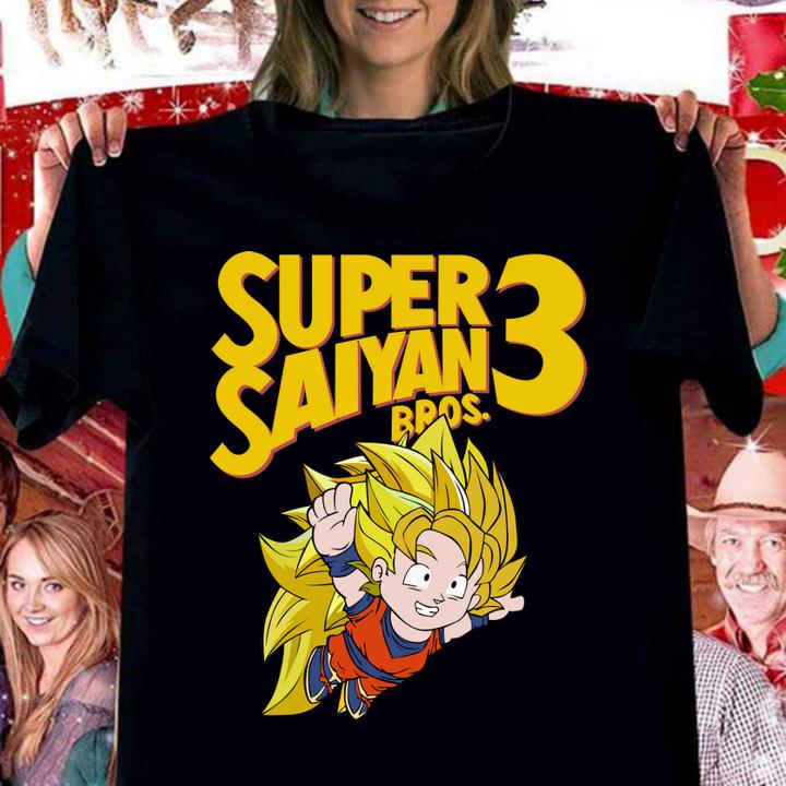 Son Goku Super Saiyan 3 Bros t-shirt woman shirt