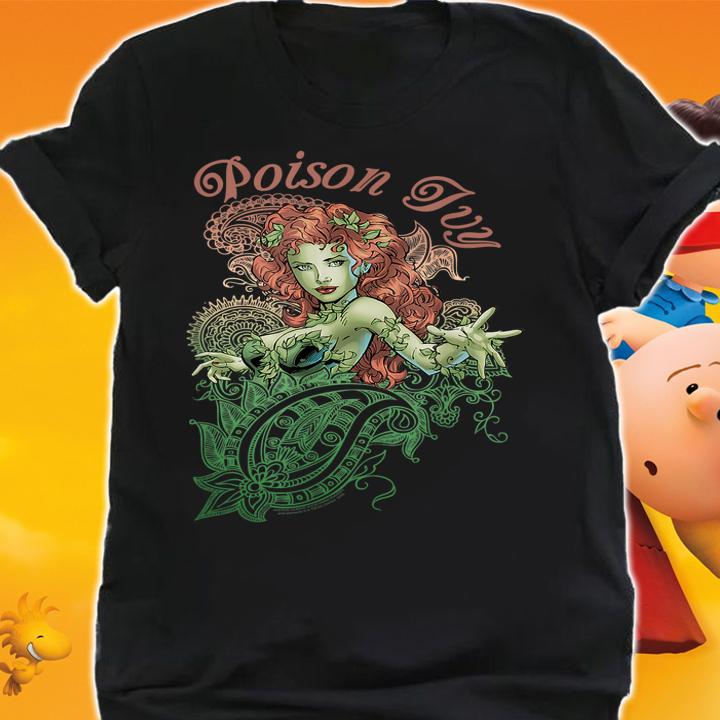 Justice League Poison Ivy Paisley t-shirt shirt