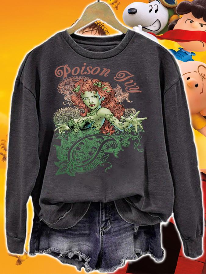 Justice League Poison Ivy Paisley t-shirt sweatshirt