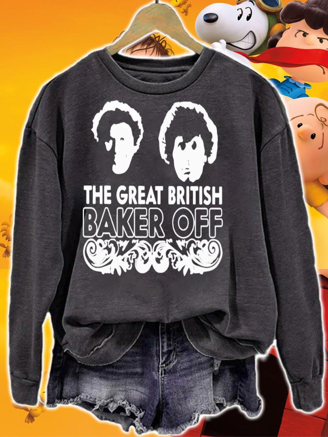 Colin Baker Wearing The Great British Baker Off Shirt t-shirt sweatshirt