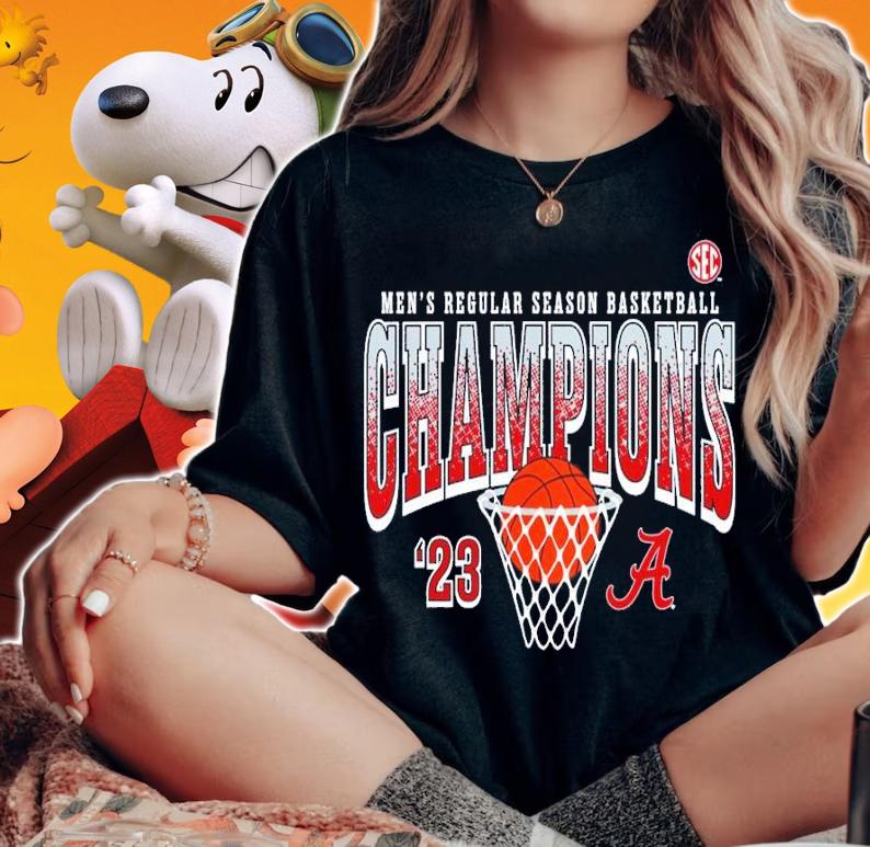 Alabama Crimson Tide SEC Men's Basketball Regular Season Champions 2023