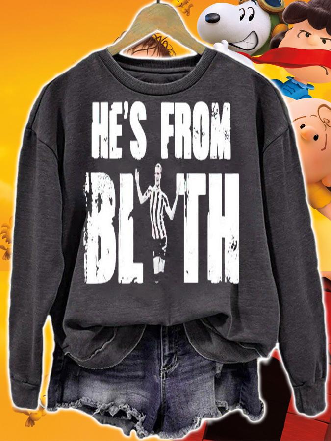 He's From Blyth Shirt t-shirt sweatshirt
