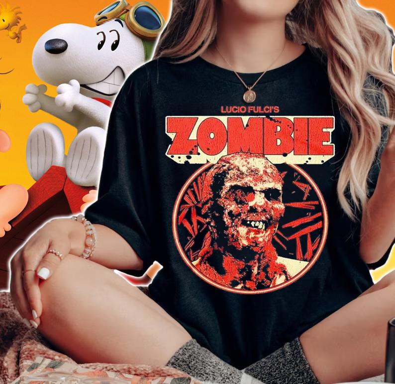 Lucio Fulci's Zombie 1979 shirt t-shirt woman shirt