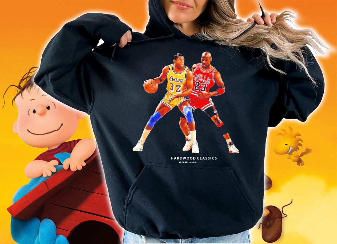 Magic Johnson vs Michael Jordan shirt t-shirt hoodie