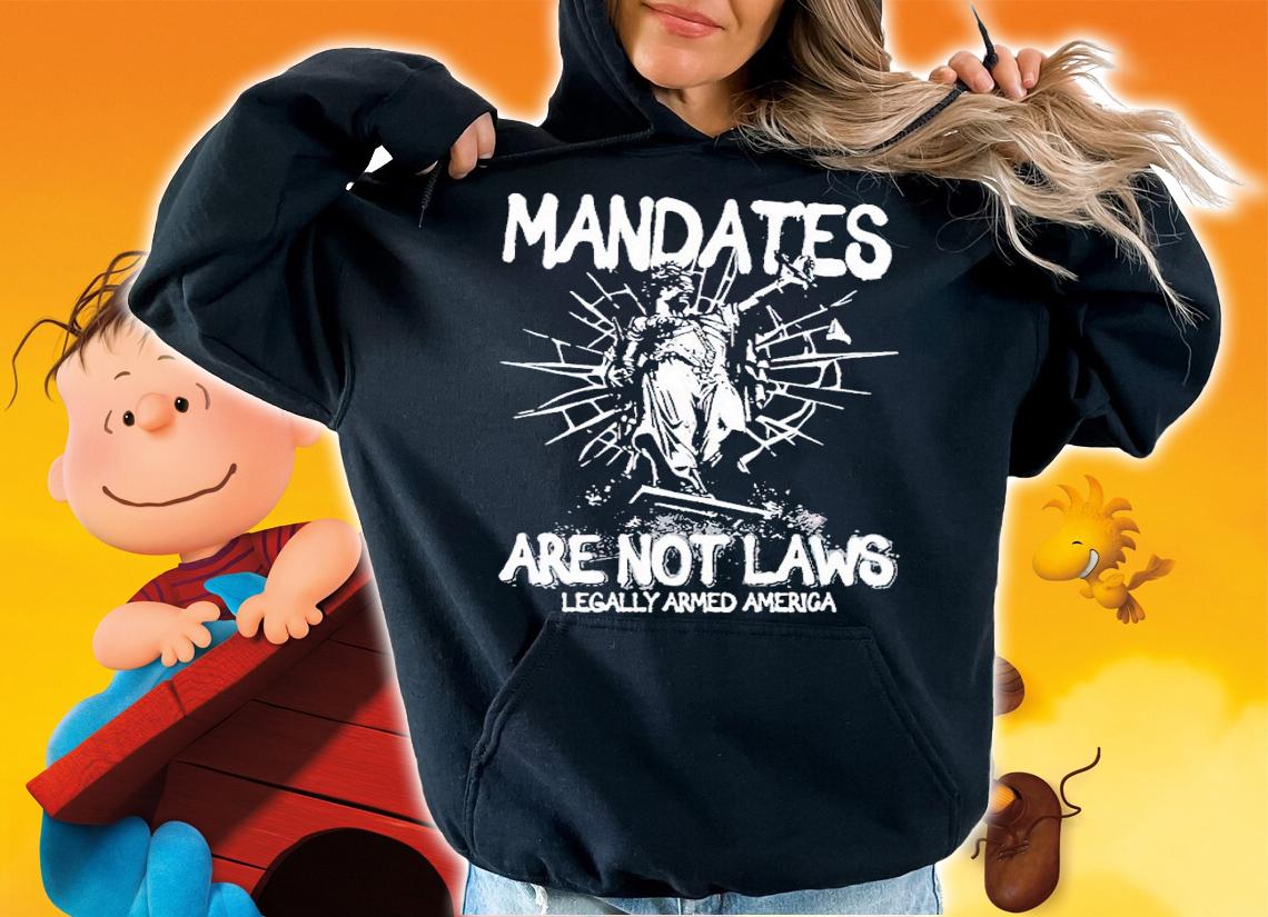 Lady Justice Mandates shirt t-shirt