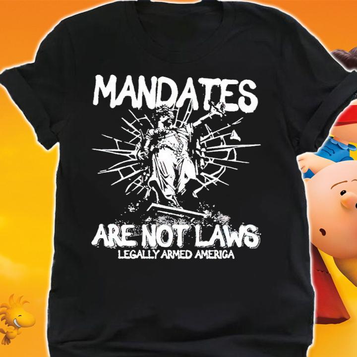 Lady Justice Mandates shirt t-shirt