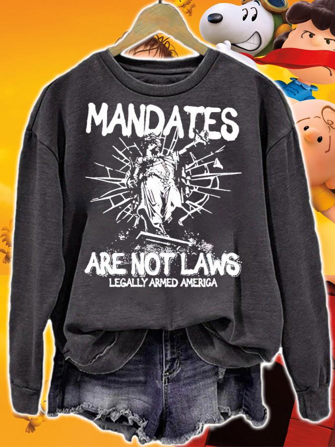 Lady Justice Mandates shirt t-shirt
