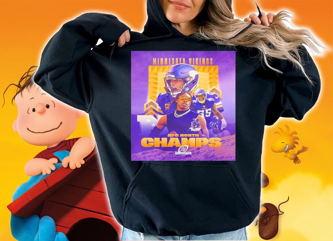 Minnesota Vikings NFC North Division Champions 2022 Shirt t-shirt hoodie