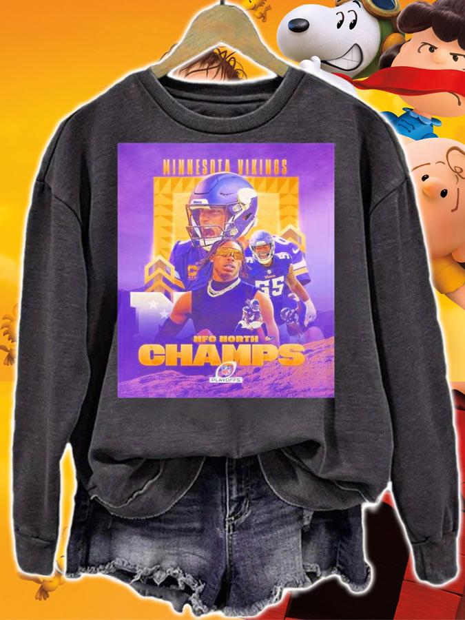 Minnesota Vikings NFC North Division Champions 2022 Shirt t-shirt sweatshirt