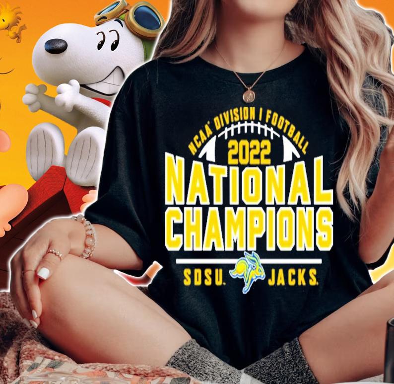NCAA Division National Football Champions SDSU Jacks 2022 Shirt t-shirt woman shirt