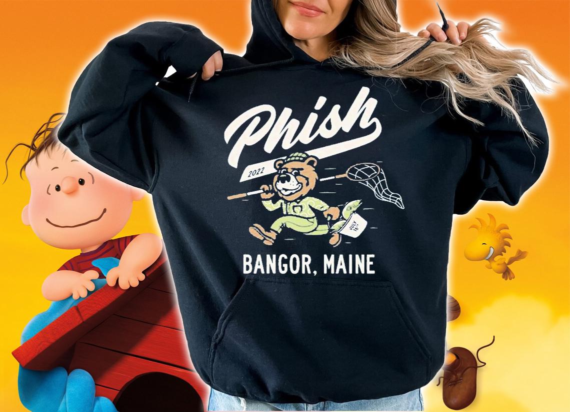 Phish Bangor Summer Tour 2022 Event shirt t-shirt hoodie