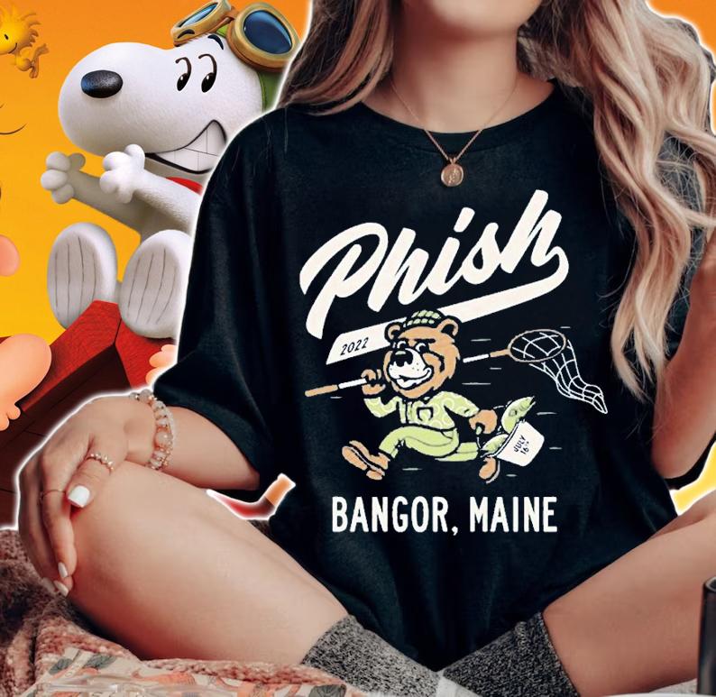 Phish Bangor Summer Tour 2022 Event shirt t-shirt woman shirt