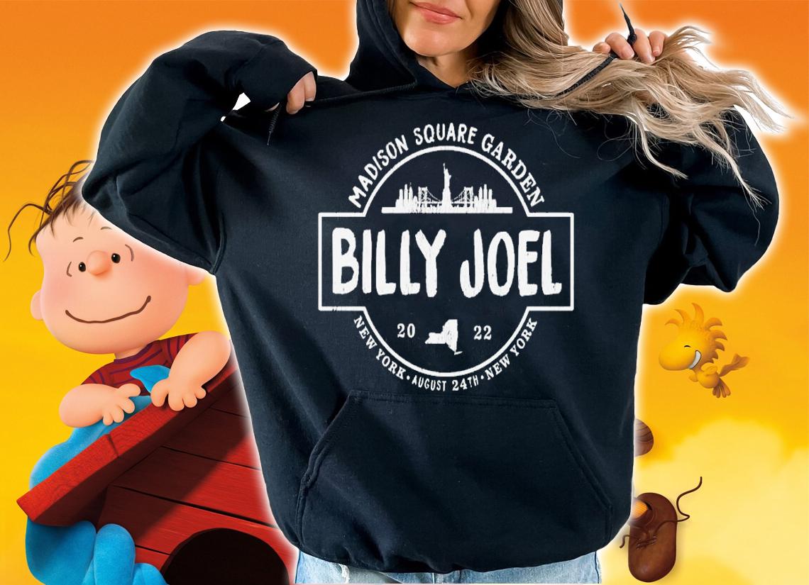 Billy Joel 8-24-22 MSG Event shirt t-shirt hoodie