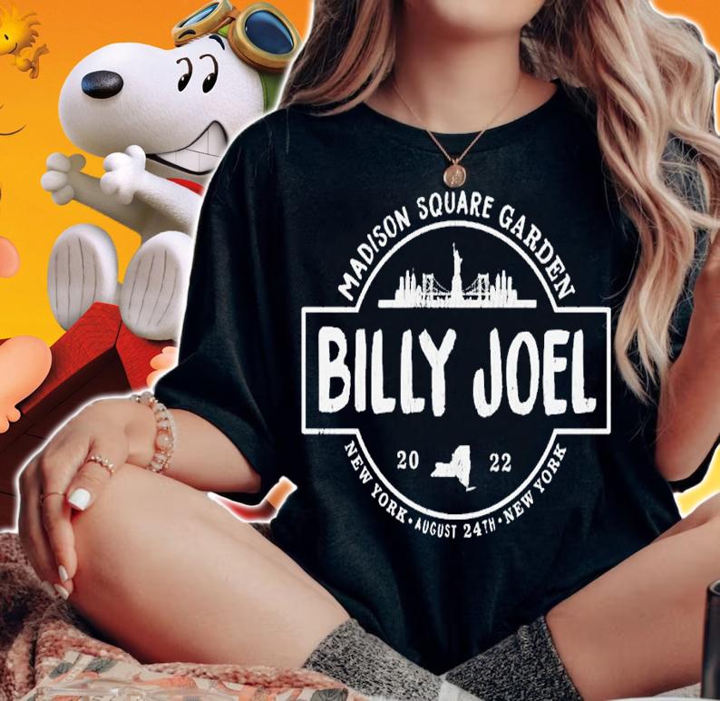 Billy Joel 8-24-22 MSG Event shirt t-shirt woman shirt