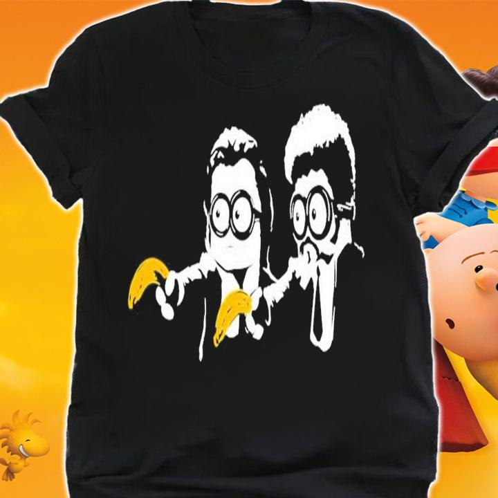 Mib Minions Banana Guns Mashup T-Shirt t-shirt shirt