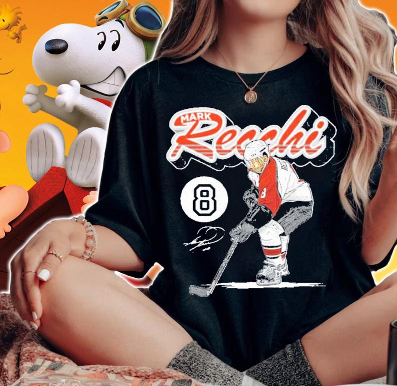 Mark Recchi Philadelphia Retro Script Hockey Shirt t-shirt woman shirt
