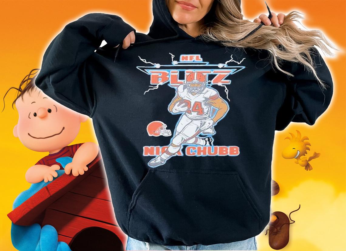 NFL Blitz Browns Nick Chubb shirt t-shirt hoodie