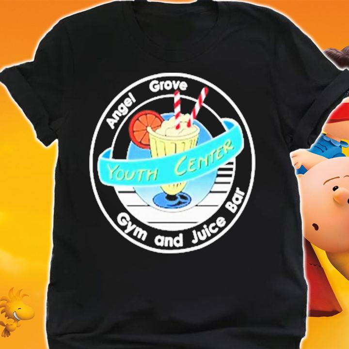 Official Angel Grove Gym And Juice Bar Shirt t-shirt