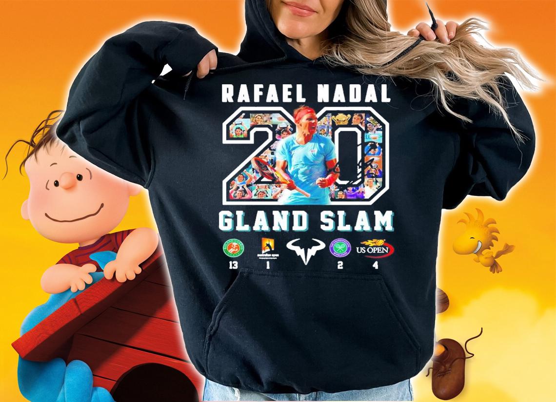 Rafael Nadal Gland Slam Design Shirt t-shirt hoodie