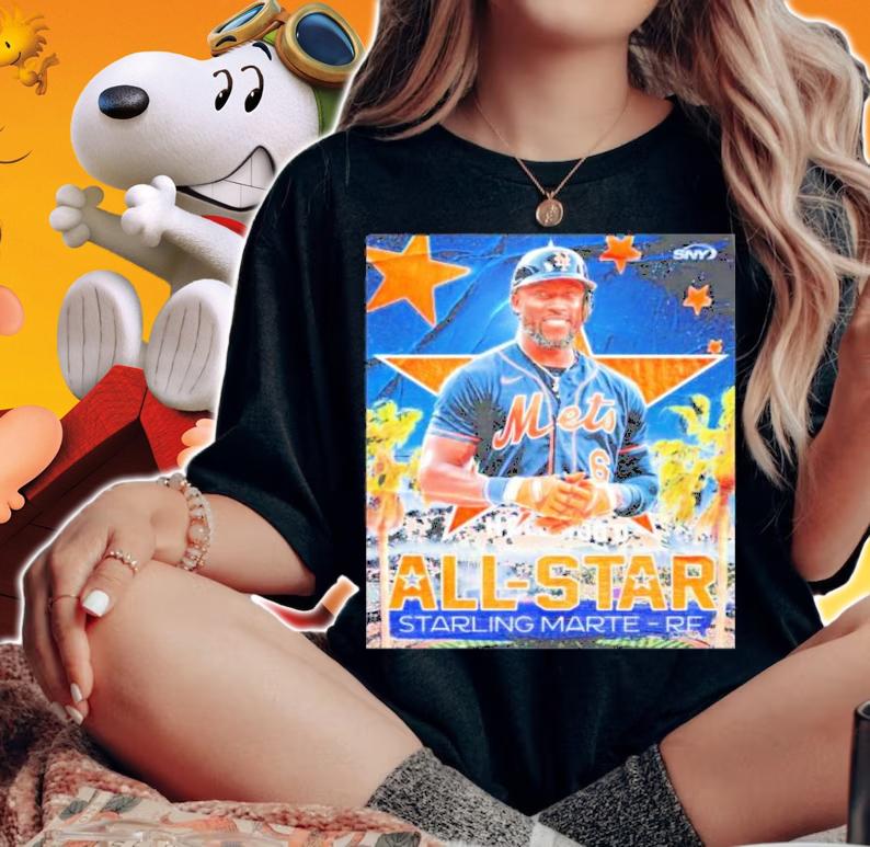 All-Star Game 2022 Starling Marte New York Mets Shirt t-shirt woman shirt