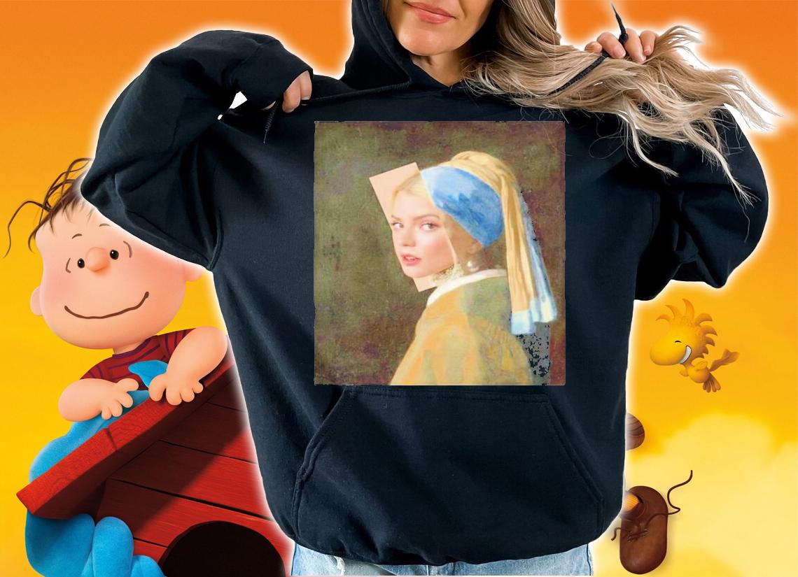 Anya Taylorjoy Girl With A Pearl Earring T-Shirt t-shirt hoodie