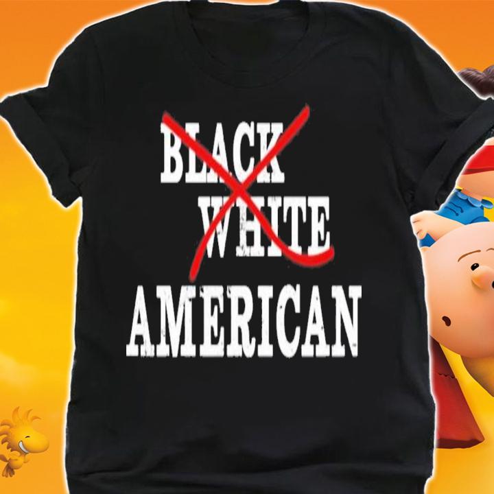 Black White American T-Shirt t-shirt shirt
