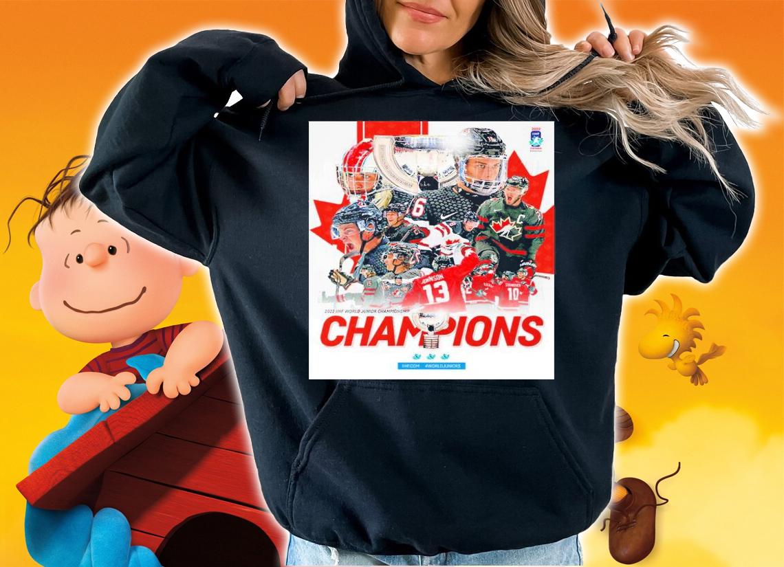 Canada 2022 IIHF World Junior Championship Champions Shirt t-shirt hoodie