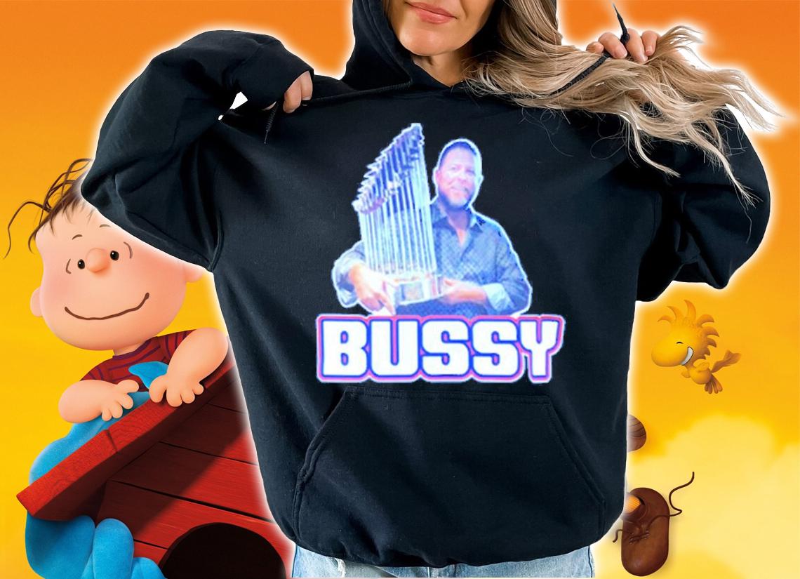 Chicago Cubs World Series Trophy Tim Buss Bussy Shirt t-shirt hoodie