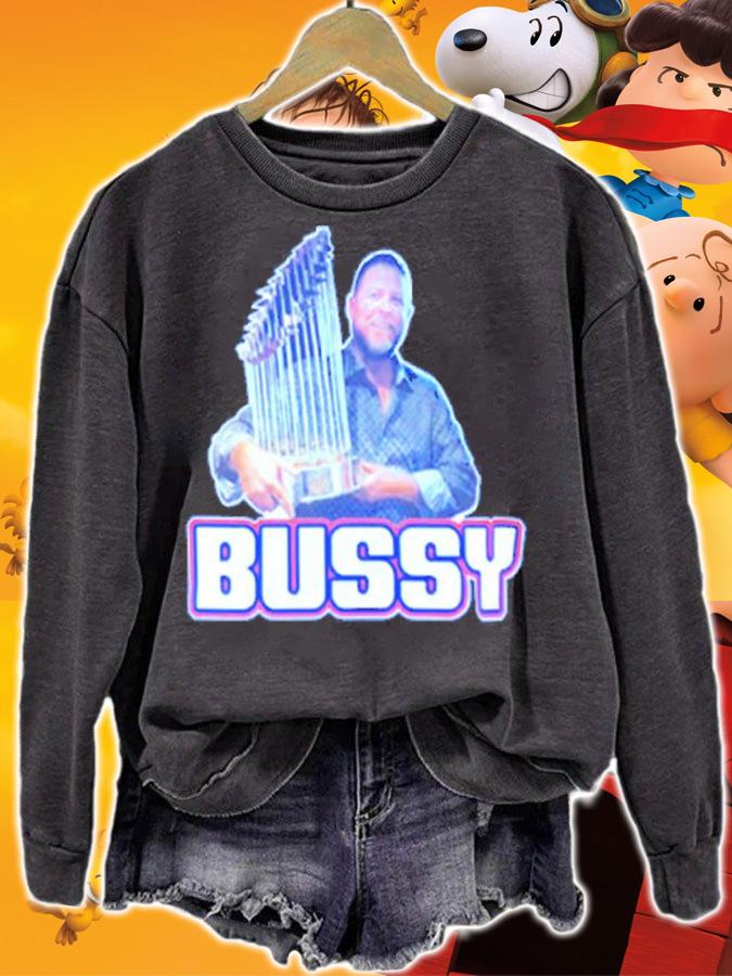 Chicago Cubs World Series Trophy Tim Buss Bussy Shirt t-shirt sweatshirt