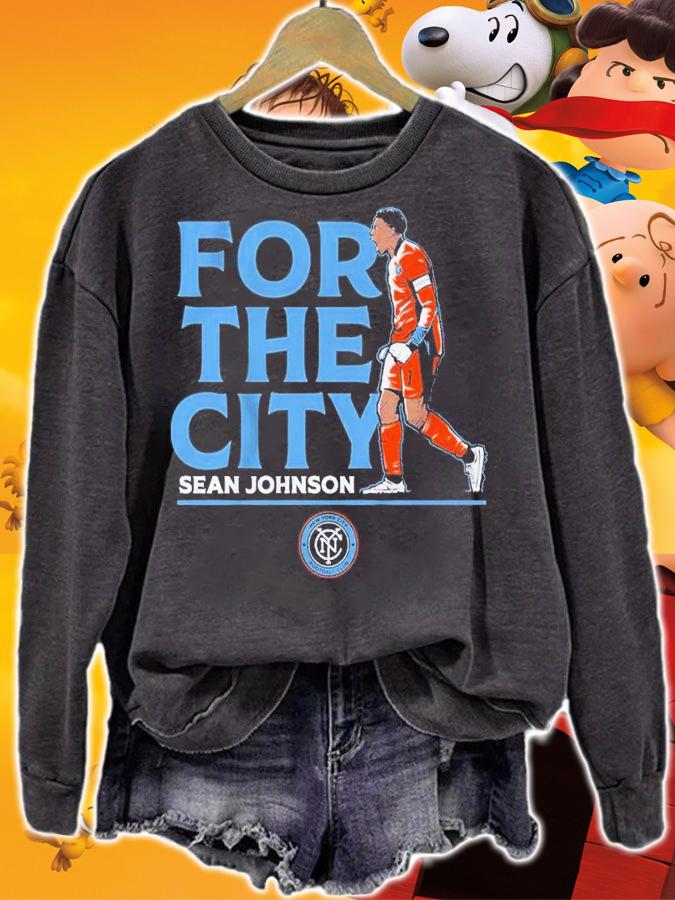 Nycfc Sean Johnson For The City shirt t-shirt sweatshirt