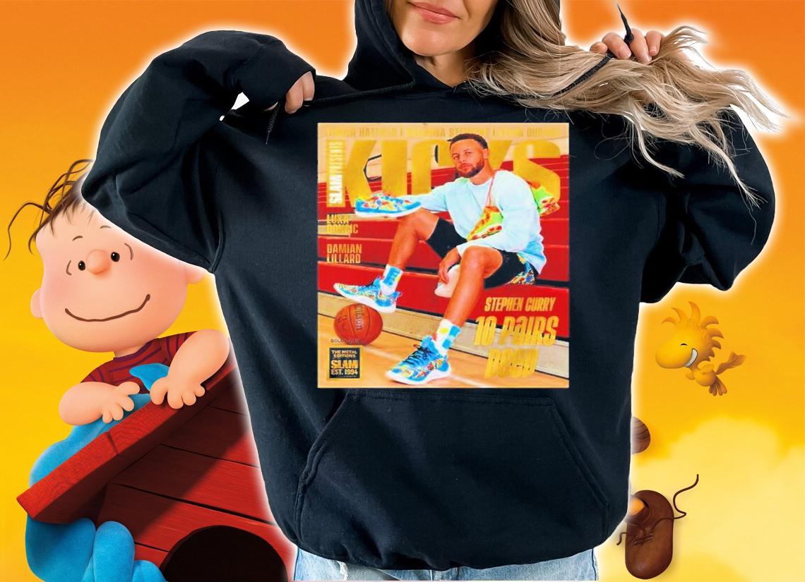 SLAM Present KICKS Stephen Curry 10 Pairs Deep Shirt t-shirt hoodie