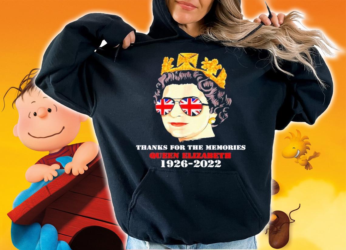 Thank You For The Memories Queen Elizabeth 1926-2022 End Of An Era T-Shirt t-shirt hoodie