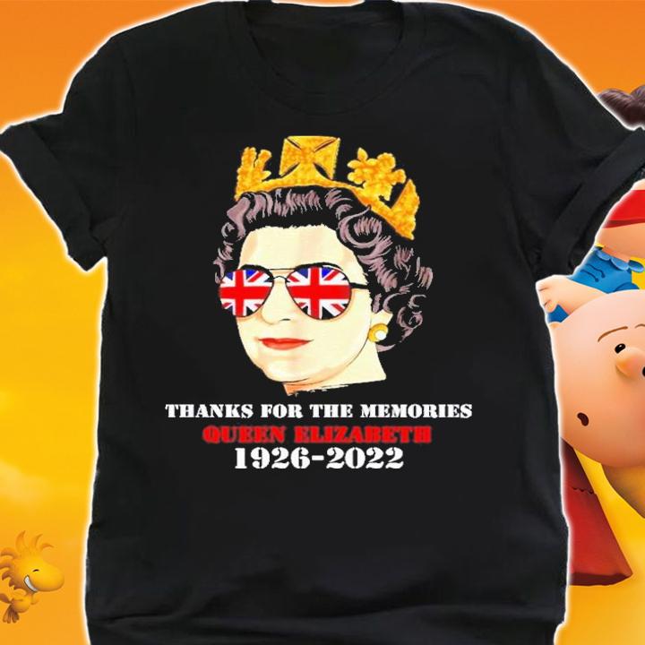 Thank You For The Memories Queen Elizabeth 1926-2022 End Of An Era T-Shirt t-shirt shirt