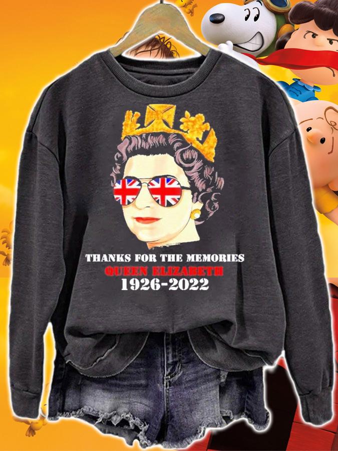 Thank You For The Memories Queen Elizabeth 1926-2022 End Of An Era T-Shirt t-shirt sweatshirt