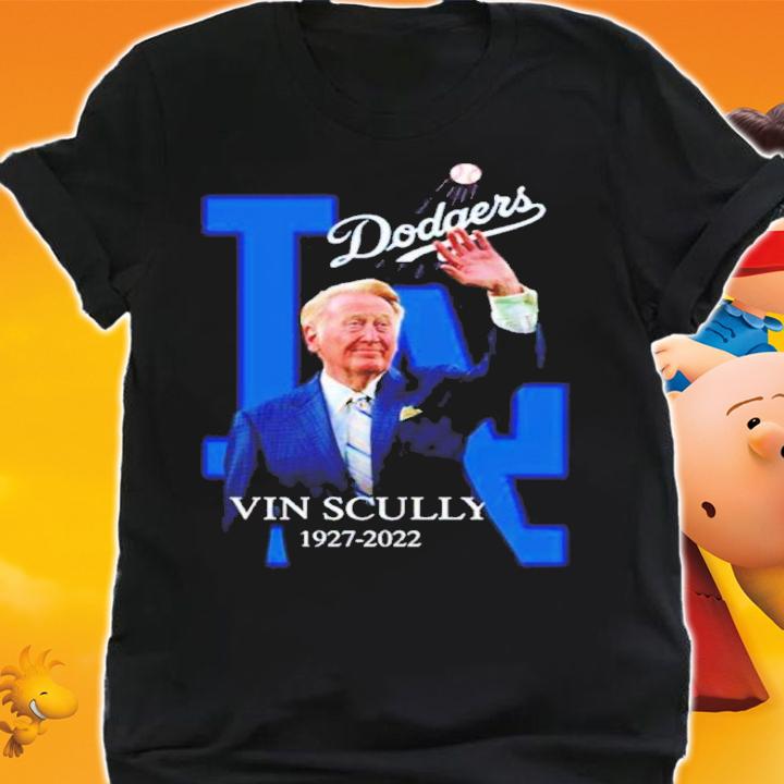 Vin Scully 1927-2022 Forever The Voice Of The Dodgers Shirt t-shirt shirt
