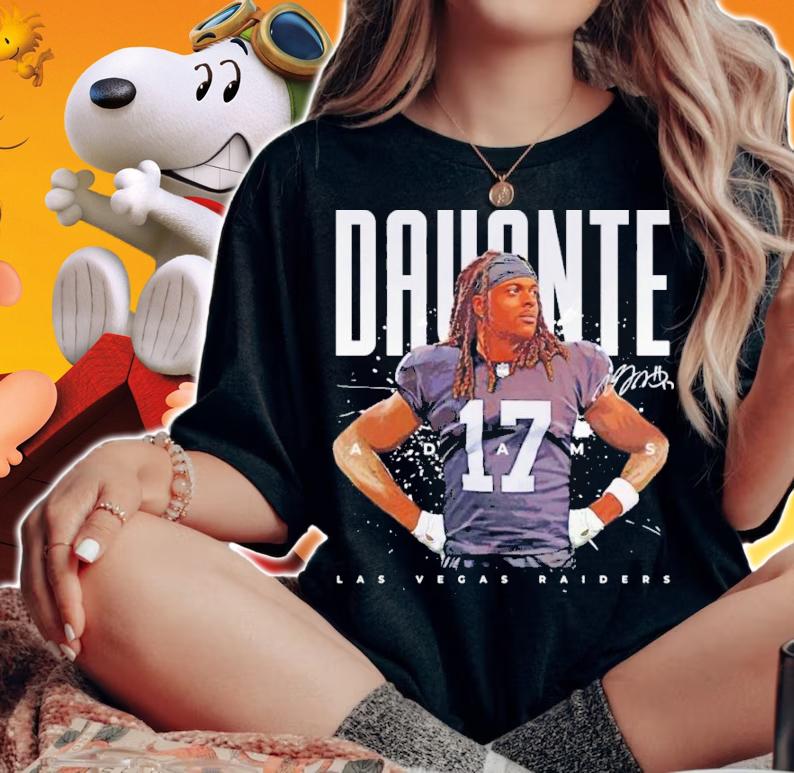 Davante Adams Las Vegas Raiders Football Shirt t-shirt