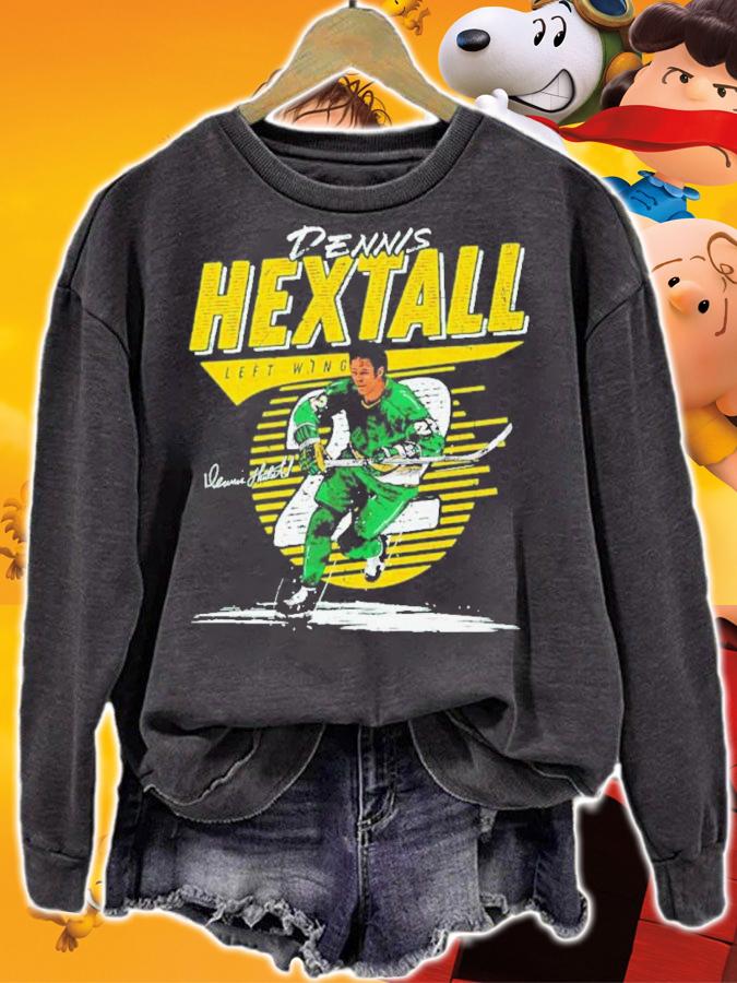 Dennis Hextall Minnesota Comet Hockey Signatures Shirt t-shirt
