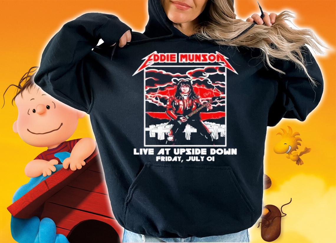 Eddie Munson Stranger Things Live At Upside Down Shirt t-shirt hoodie