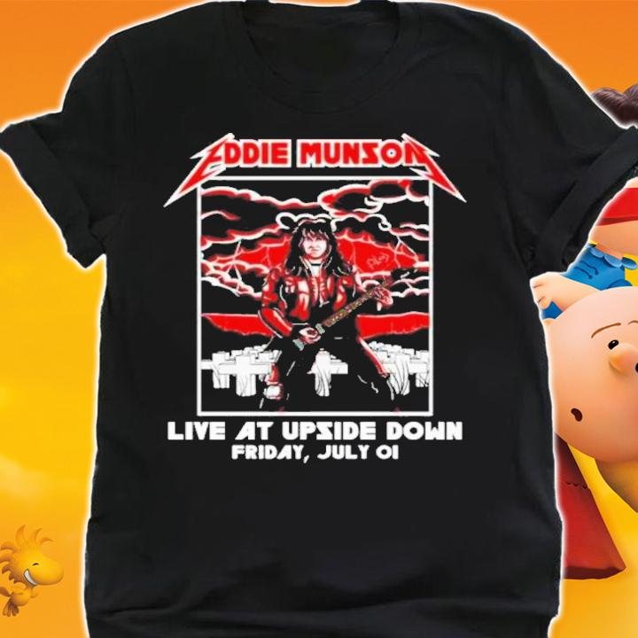 Eddie Munson Stranger Things Live At Upside Down Shirt t-shirt shirt