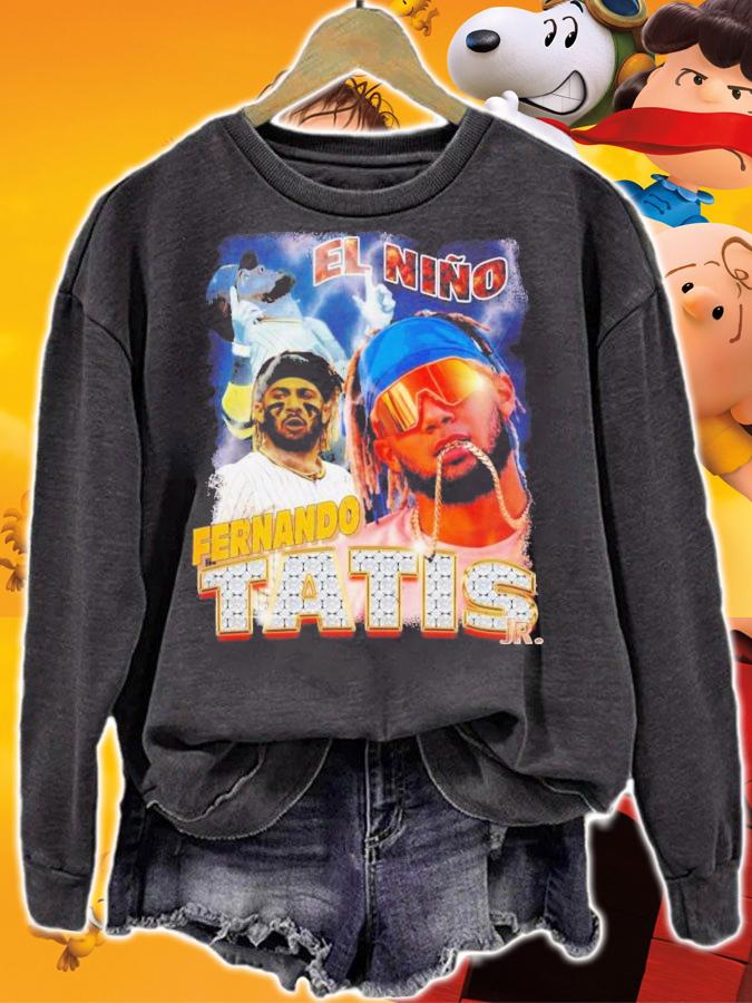 Fernando Tatis Jr El Nio Vintage Style Rap Shirt t-shirt sweatshirt