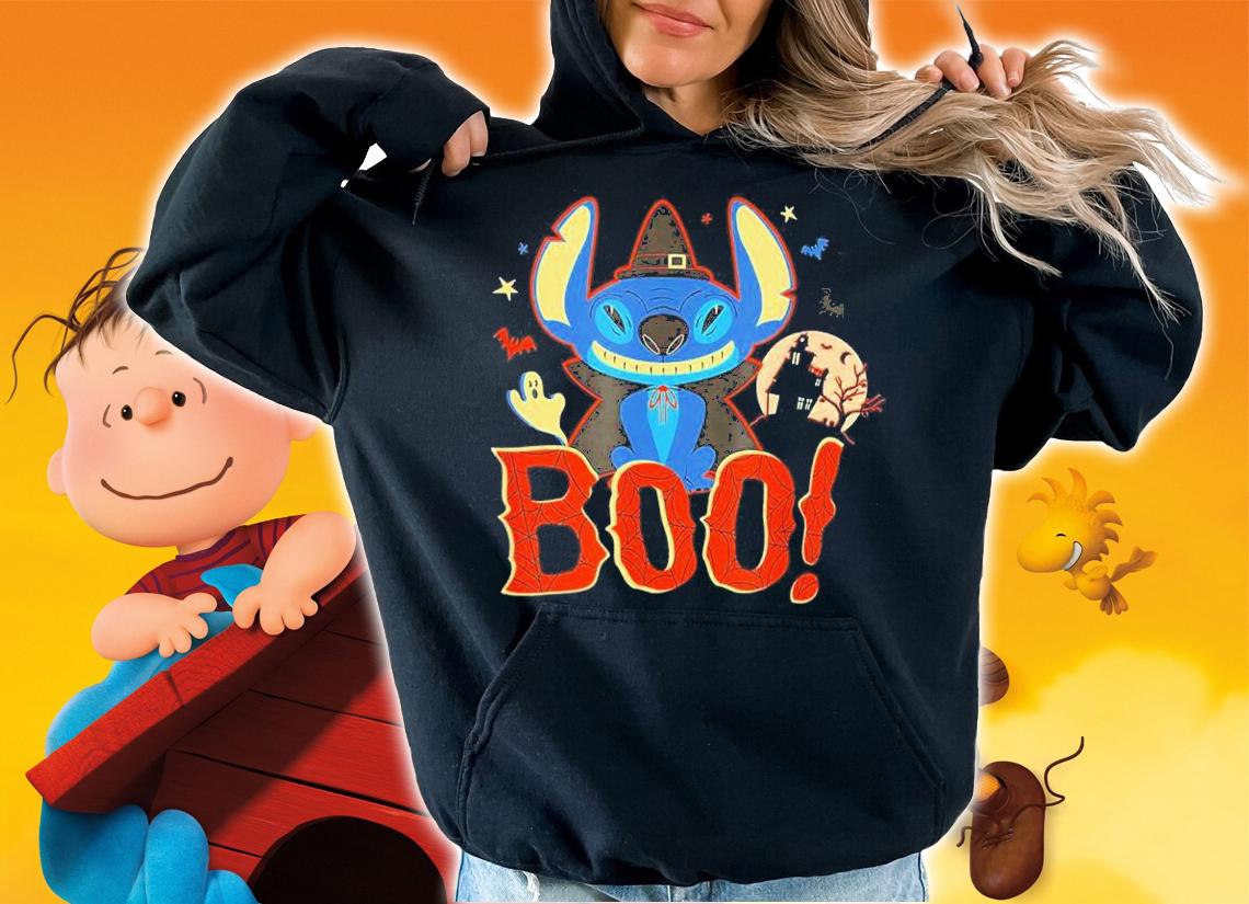 Halloween Disney Lilo & Stitch Halloween Stitch Costume Boo Shirt t-shirt hoodie