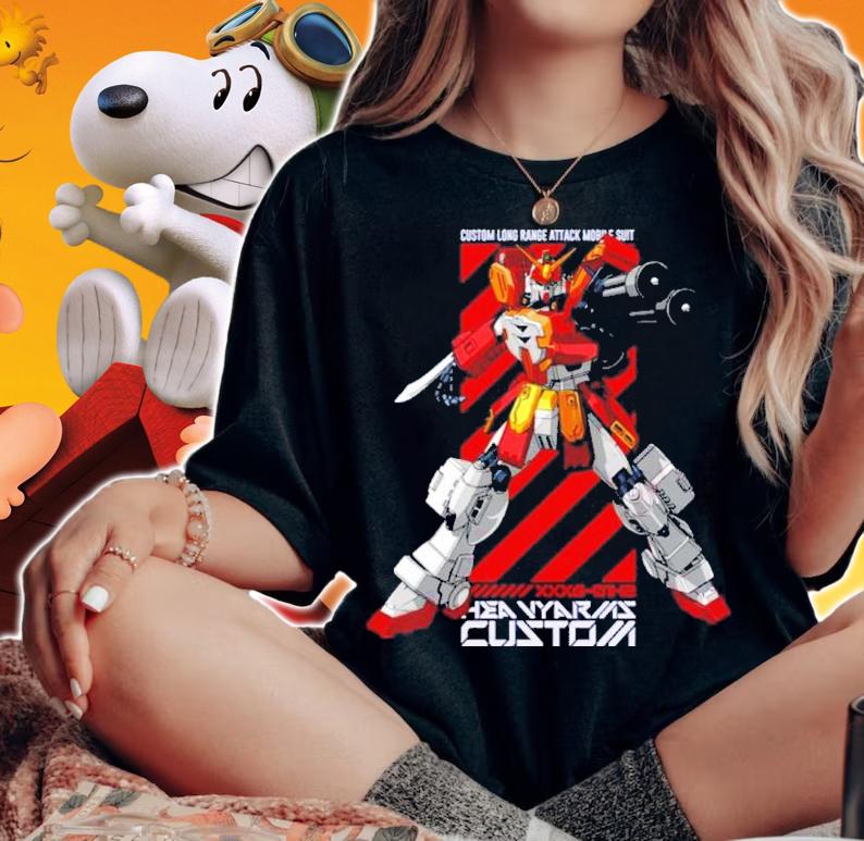 Heavyarms Custom Gundam Shirt t-shirt woman shirt