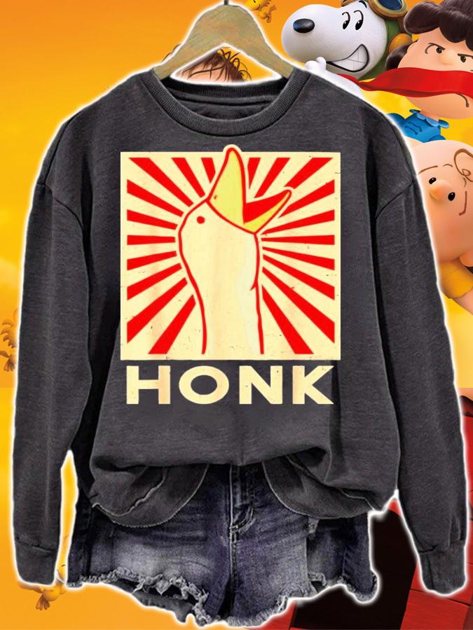 Honk Duck Vintage Art Shirt t-shirt