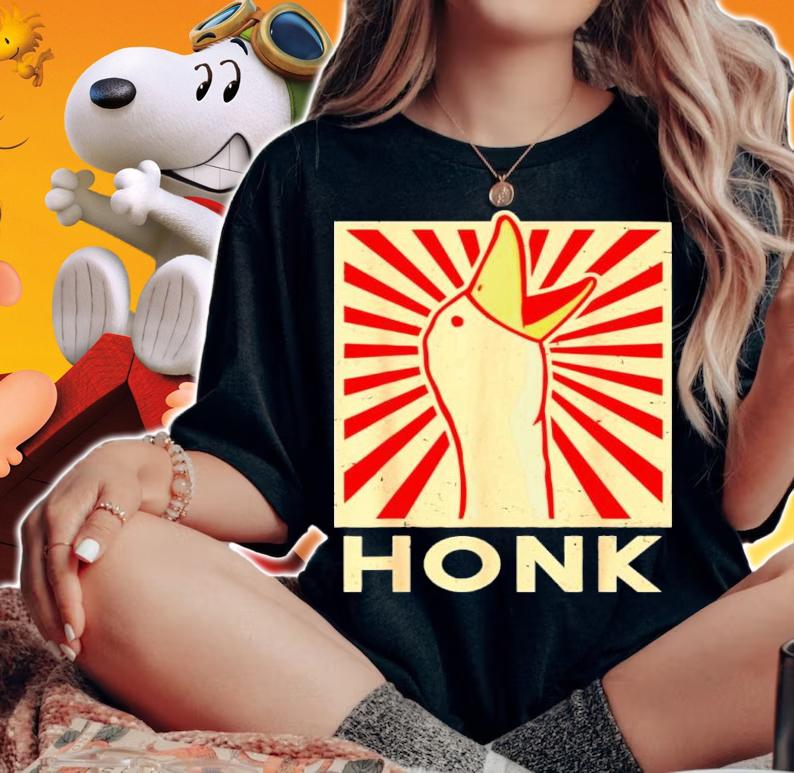 Honk Duck Vintage Art Shirt t-shirt