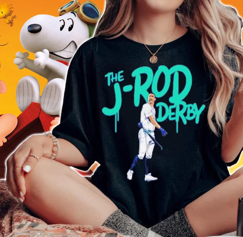 Julio Rodriguez The J-Rod Derby T-Shirt t-shirt woman shirt