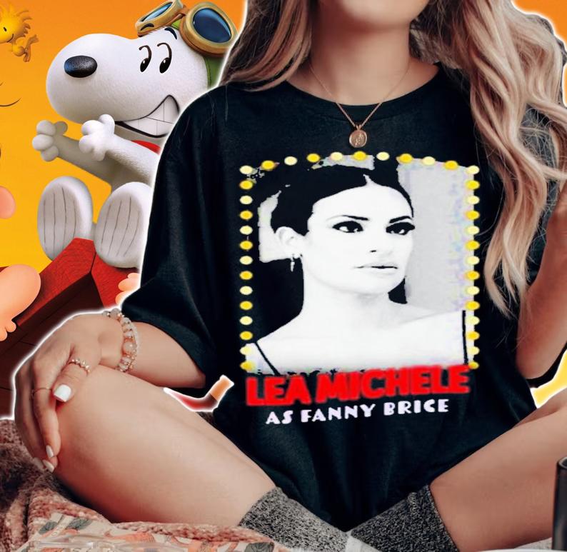 Lea Michele As Fanny Brice Shirt t-shirt woman shirt