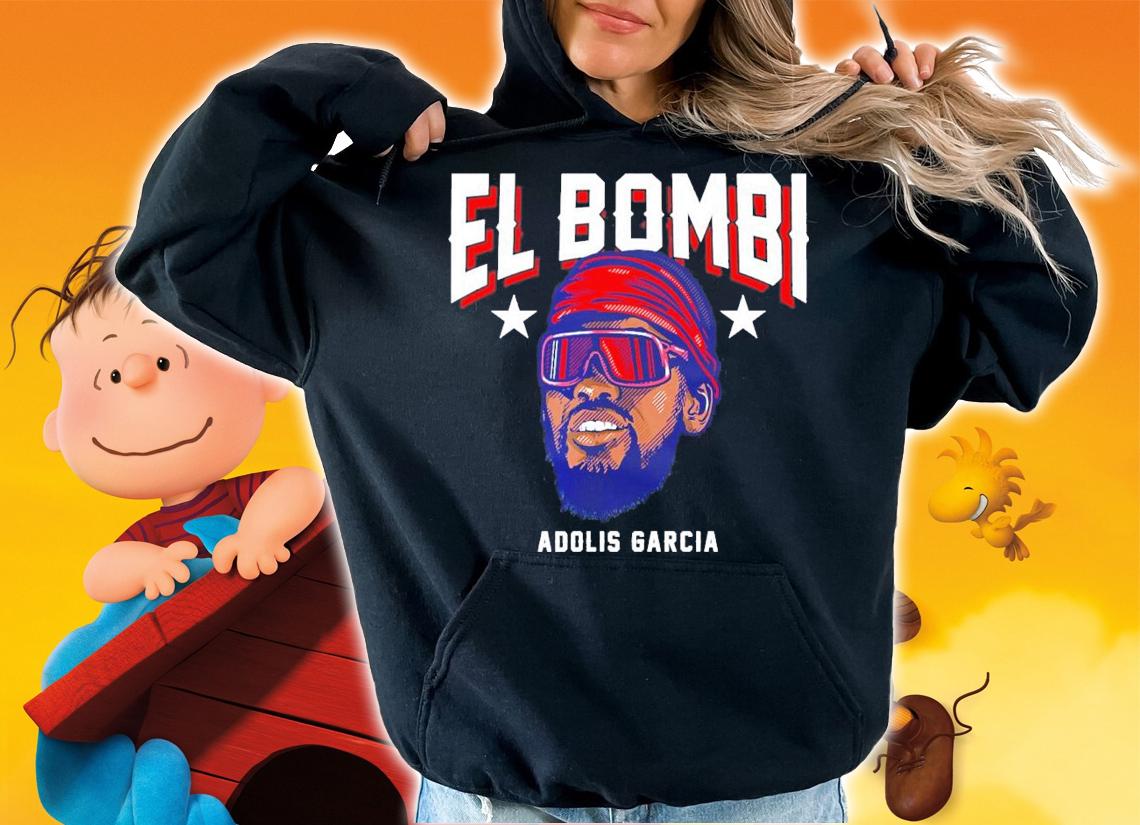 Licensed Adolis Garcia El Bombi Adolis Garcia T-Shirt t-shirt hoodie